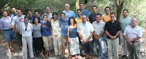 Photo of members of PANGAS research group